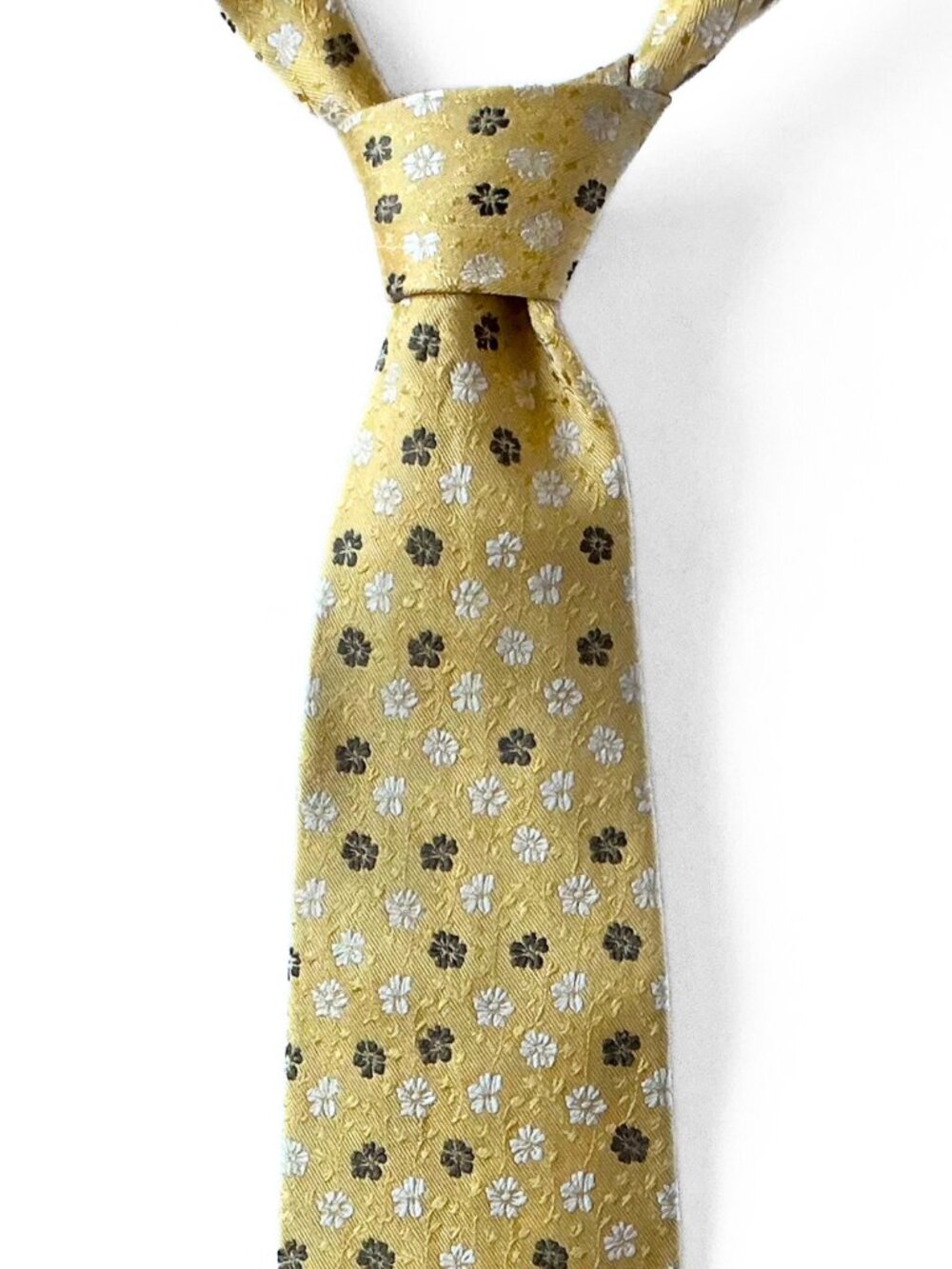 Ermenegildo Zegna Floral Silk Tie 3.75"